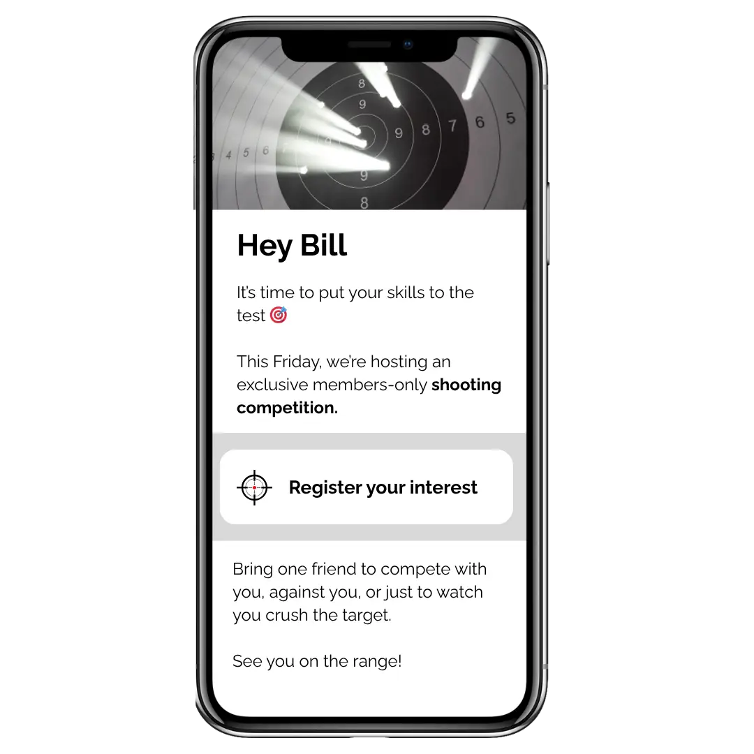 Automated Email Campaign for Gun Range